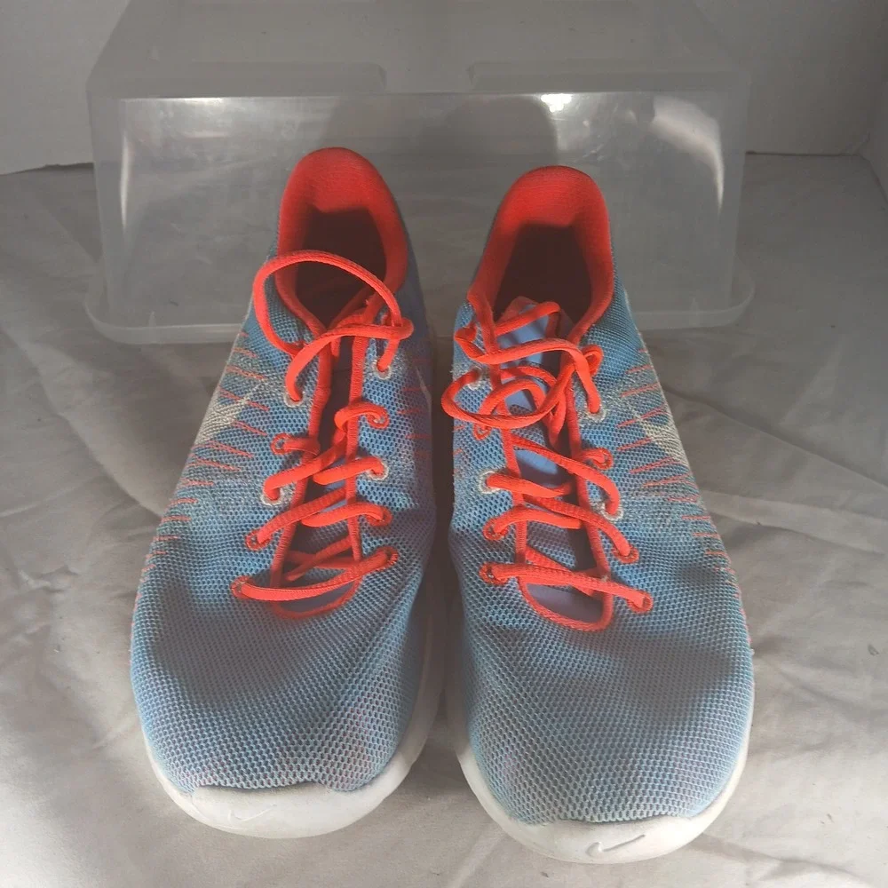 Nike‎ Flex Experience Run 4 GS Blue Crimson Youth Running Shoes Size 6Y